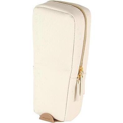 クツワ ペンケース エアピタ ファスナー アイボリー AK066WH 立つペン