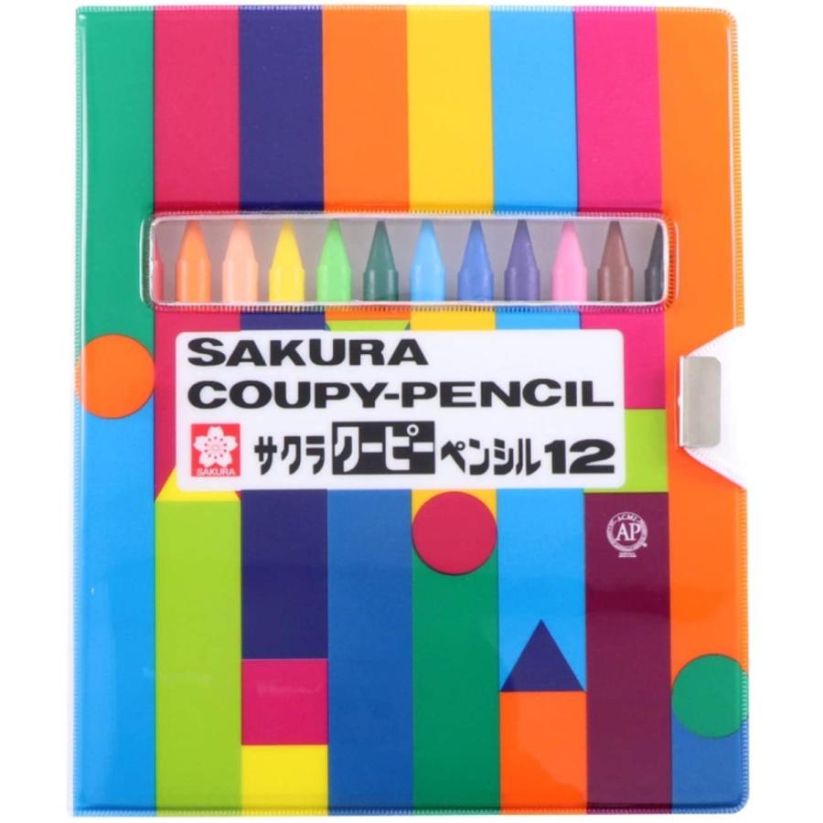 COUPY サクラクレパス 色鉛筆 クーピー ペンシル 12色 ソフトケース
