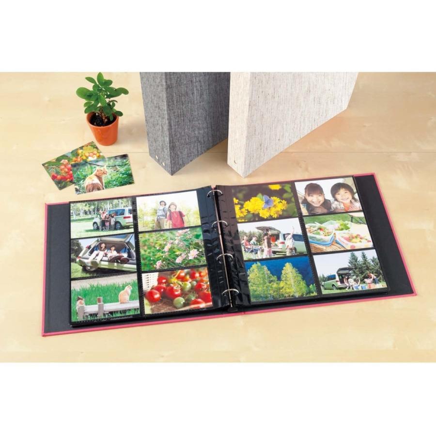 セキセイsedia アルバム ポケット ハーパーハウス フォトバインダー 高透明 L1080枚収容 L 300枚以上 リネン XP-3238-42大容量