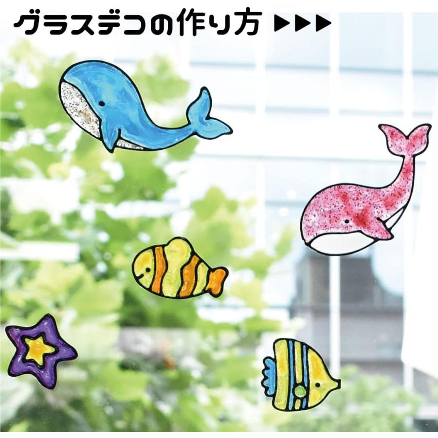 ヤマト アクリル絵具 画材 グラスデコ 12色 GDS12TN | ヤマト科学 | 04