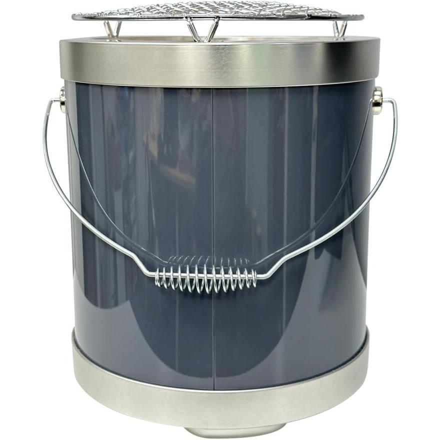 homecheery セラミック 七輪 グレー バーベキュー 防災 BBQ アウトドア