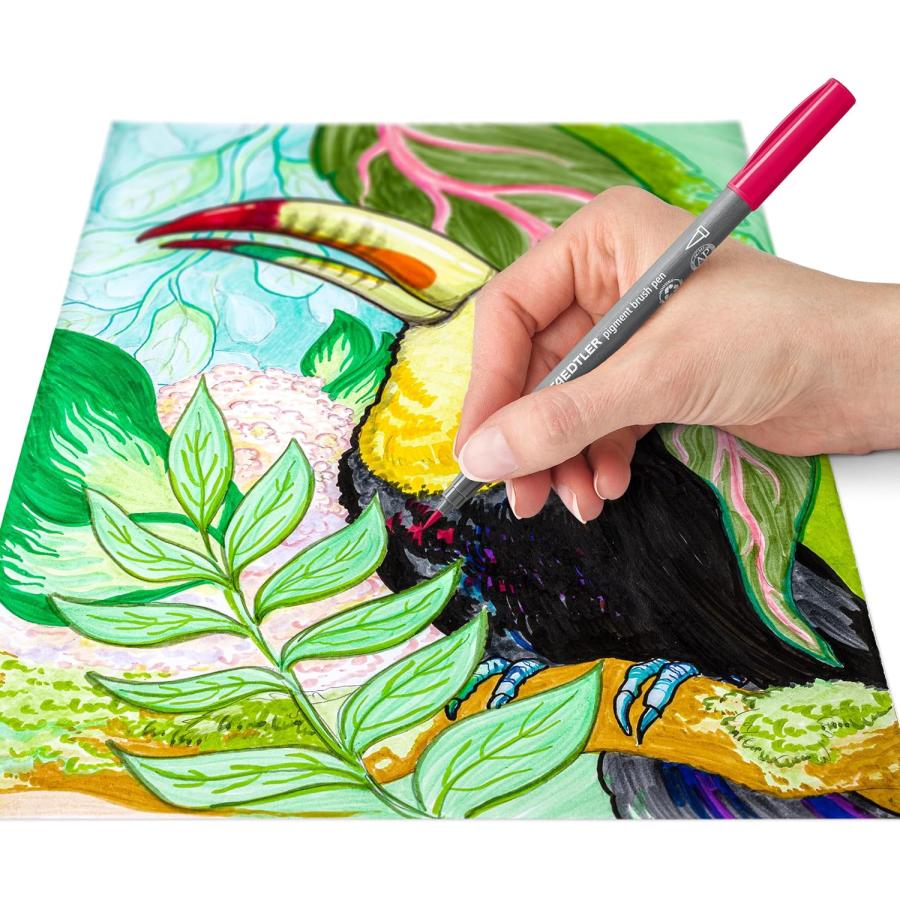 ステッドラー（STAEDTLER） 水性ペン ピグメントブラッシュペン 36色