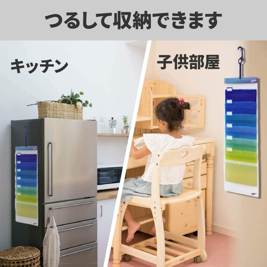 Esselte エセルテ ソーテッド6段 クール 3WAYファイル A4 6ポケット