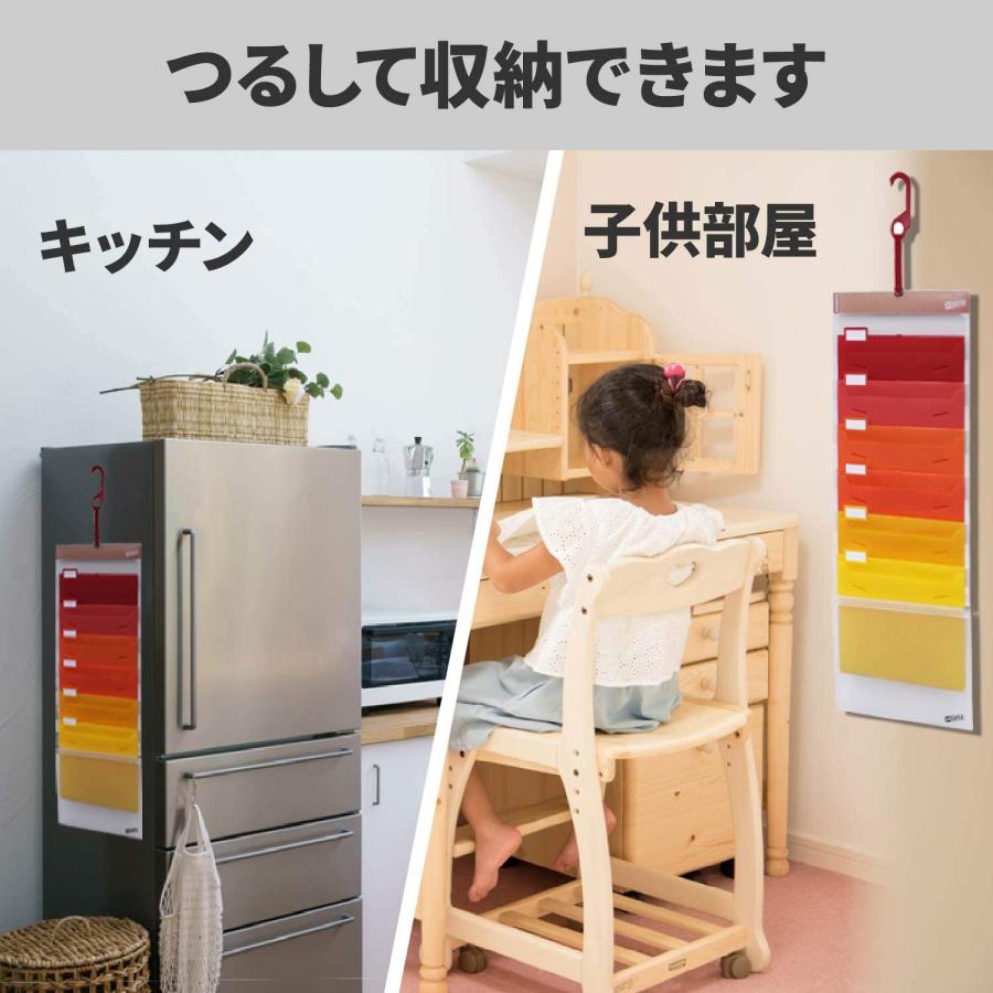 Esselte エセルテ ソーテッド6段 3WAYファイル A4 6ポケット 見出し