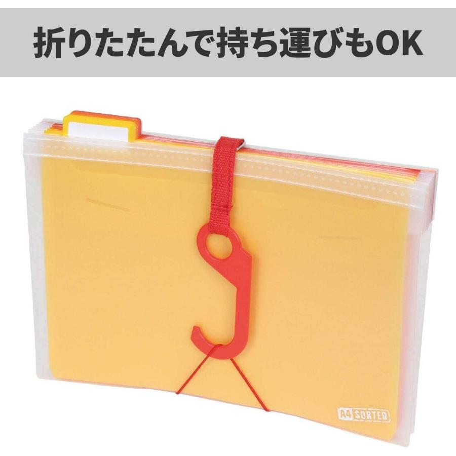 Esselte エセルテ ソーテッド6段 3WAYファイル A4 6ポケット 見出し