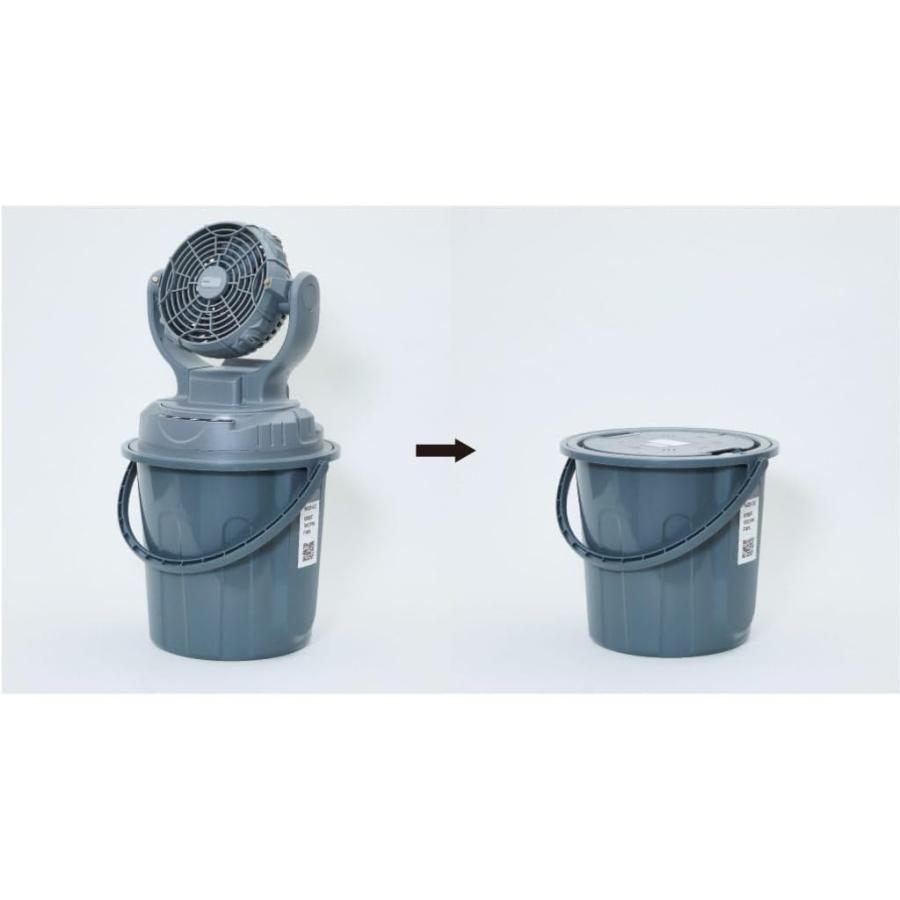 SHOWA ミストワークファン N25-01 充電式扇風機 ポータブル