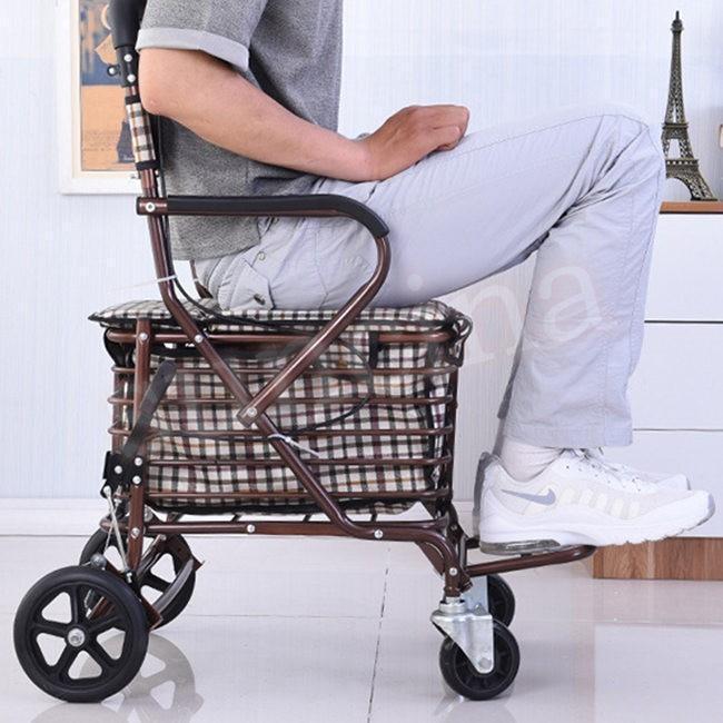 シルバーカー 老人用 手押し車 折りたためる フットペダル付き 高齢者 買い物カート おしゃれ 歩行介助 補助具 散歩 座面付き 高さ調節 ブレーキ付き シルバーカー 老人用 手押し車 折りたためる フットペダル付き 高齢者 買い物カート おしゃれ 歩行介助 補助具 散歩 座面付き 高さ調節 ブレーキ付き