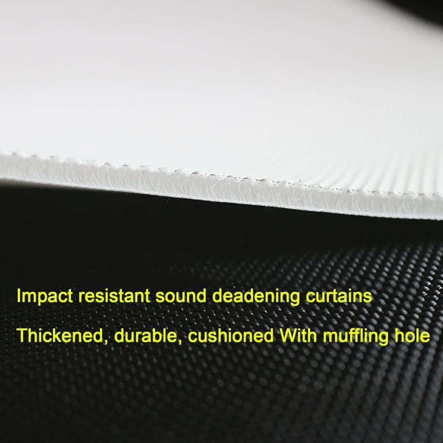 ゴルフシミュレーターインパクトスクリーン、耐衝撃性、消音カーテン、ゴルフトレーニング用の大型プロジェクションスクリーン、ゴルフエクササイズ用のカーテン 