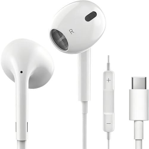 タイプc イヤホン【2025年新版 iPhone17/16/15対応】有線HiFiイヤホン、クリア通話、高忠実度ノイズアイソレーション設計、内蔵マイク付き，USB-Cイ（Yahoo!・ポチっとお買い物）