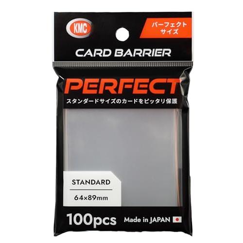 KMC パーフェクトサイズ スリーブ64x89mm 100枚入×30個セット KMC カードバリアー パーフェクトサイズ 100枚入り : ポチっとお買い物