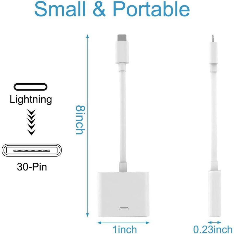 ROSYCLO (ロージークロ) Lightning - 30ピンアダプター Apple MFi認証 iPhone充電データ同期コネクターケ｜pocchi｜04