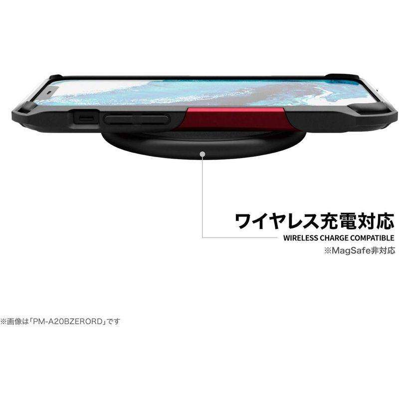 エレコム iPhone 12 / 12 Pro ケース Qi充電対応 ハイブリッド ZEROSHOCK 耐衝撃 スタンダード レッド PM-｜pocchi｜04