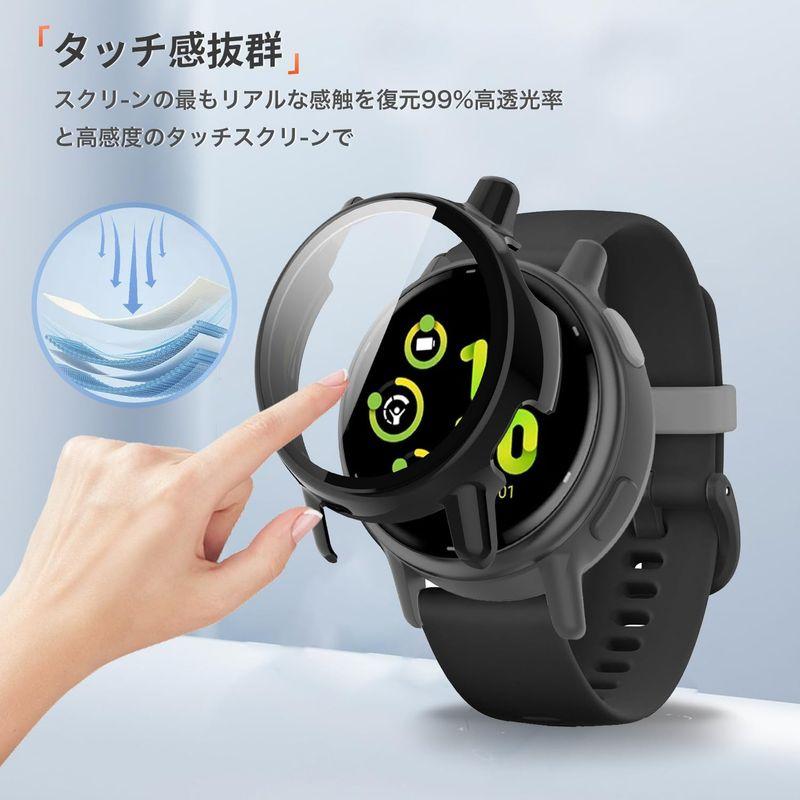 For ガーミン Garmin vivoactive 5 スマートウォッチ ケース+フィルム 一体型 KONXISA Garmin vivo｜pocchi｜07