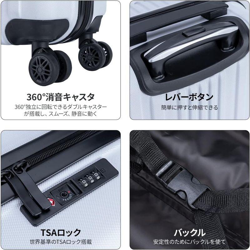 ビジネス… ABSスーツケース キャリーバッグ 静音 旅行 在庫処分Small) ダブル [Bargiotti] (シルバー : Bargiotti  Fav- 【数量限定】Small) (グリーン ビジネス… 旅行 静音 ダブルキャスター TSAロック 超軽量 大容量 キャリーケース キャリーバッグ ABSスーツケース [Bargiotti]