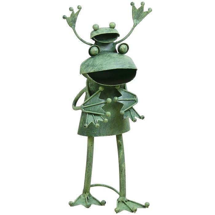 カエル 置物 ブリキ カエル肩車 Gg ポッチワン 壁紙屋さん 通販 Yahoo ショッピング