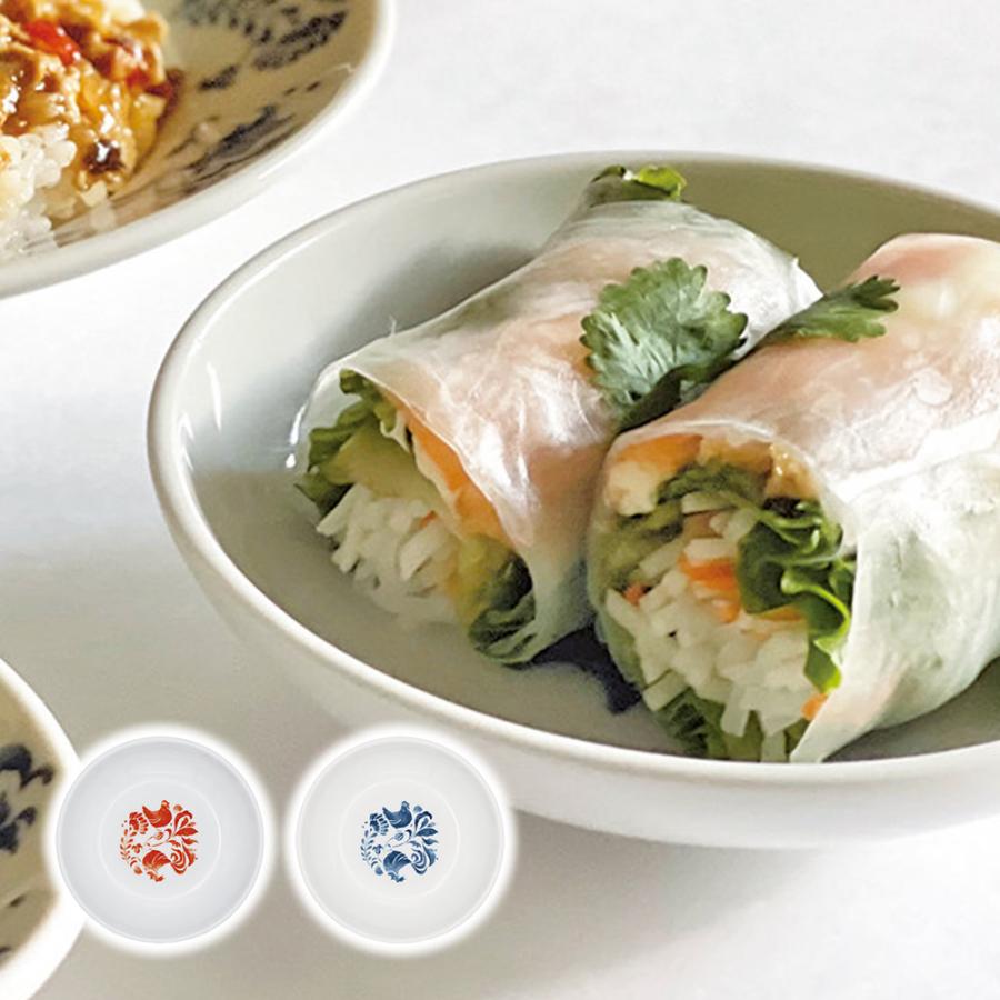 SERATA（セラータ） 食器 レトロ かわいい 中華料理 中華皿 小皿 丸皿