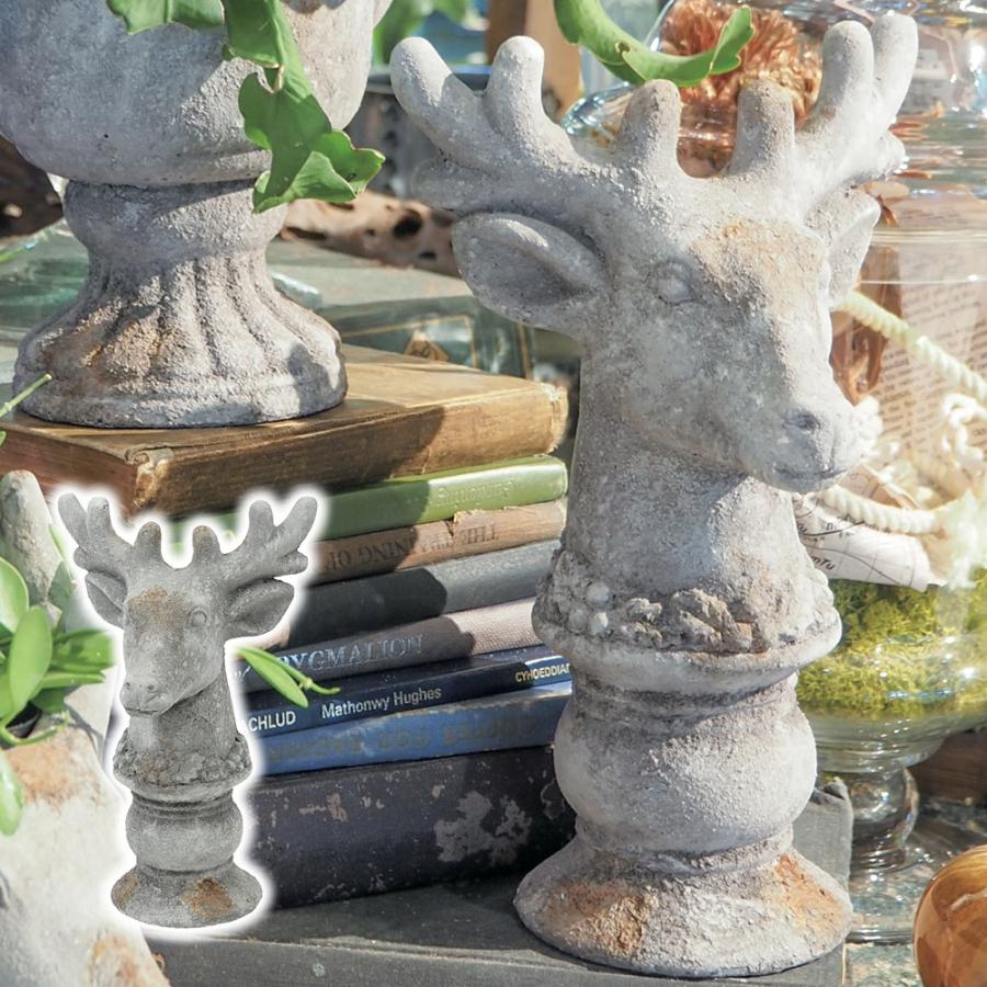 ガーデニング雑貨 シカ 置物 オーナメント オブジェ ディアスタンド