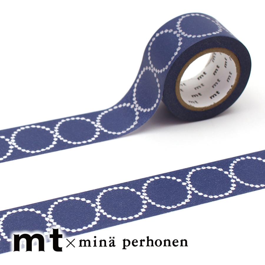 mt マスキングテープ mina perhonen tambourine petit・navy 