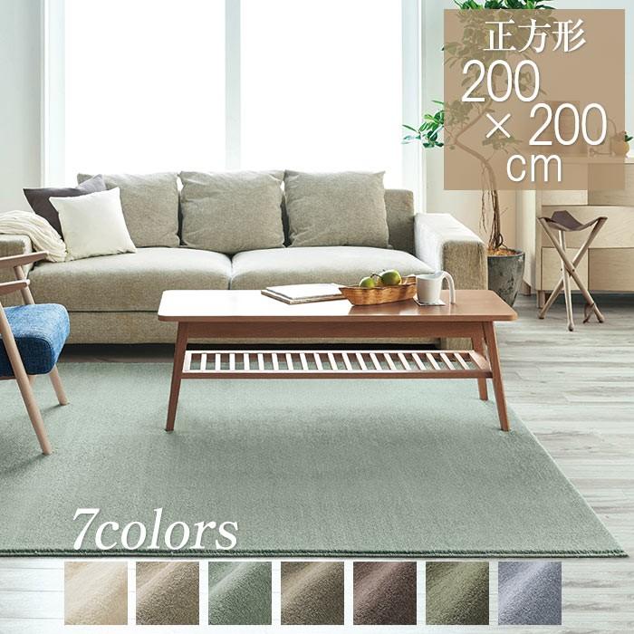 スミノエ ラグ ラグマット カーム 200×200cm 日本製 オールシーズン