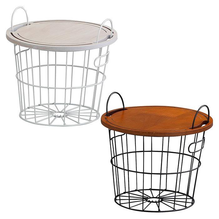 収納 かご バスケット フタ付き テークリヒ ラウンドバスケット Sh ポッチワン 壁紙屋さん 通販 Yahoo ショッピング