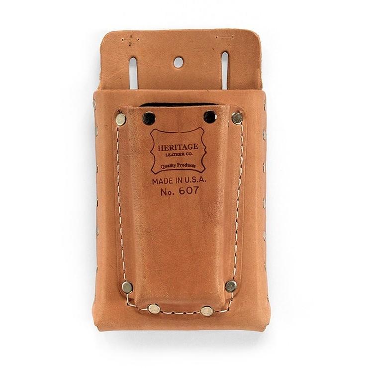 ツールポーチ ボックス型 HERITAGE LEATHER（ヘリテージレザー ） Box Shaped 2Pkt Pouch 607