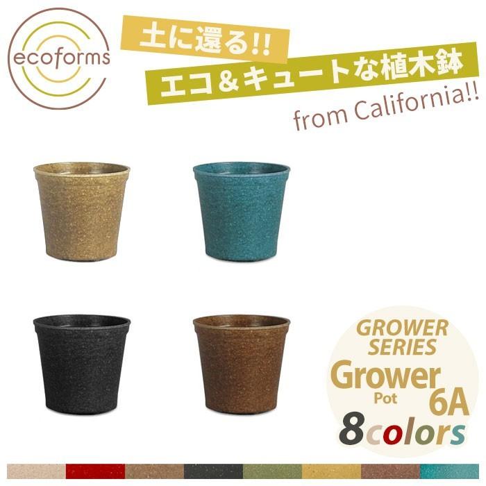 植木鉢 ecoforms（エコフォームズ） グロワー6A Pot Grower 6A Gp6A｜pocchione-kogu