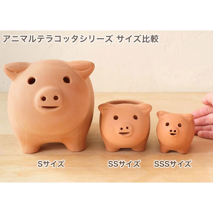 GREEN HOUSE（パソコン） 植木鉢 プランター 素焼き かわいい