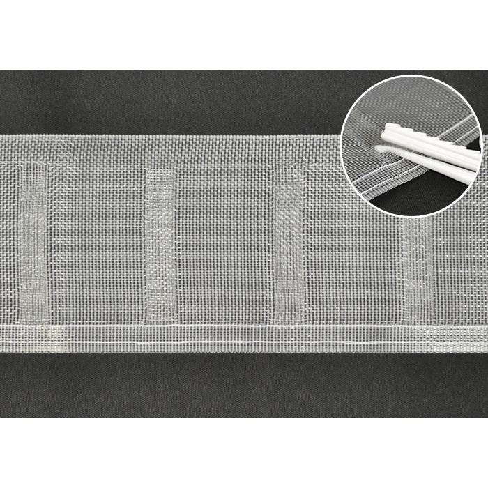最高の品質のカーテンテープ ハイテープ・エステル 巾75mm×2m巻
