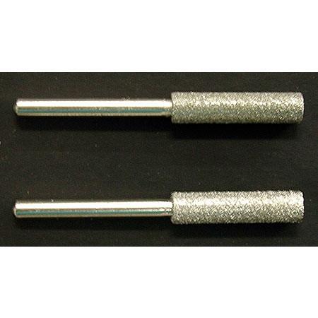 ニシガキ工業 刃研ぎ名人チェンソー用 軸付ダイヤモンド砥石 4.0mm 2本