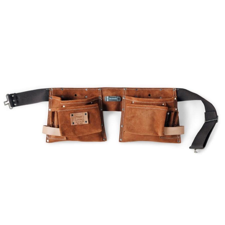 当店の記念日 プロフェッショナル ツールエプロン スウェードレザー