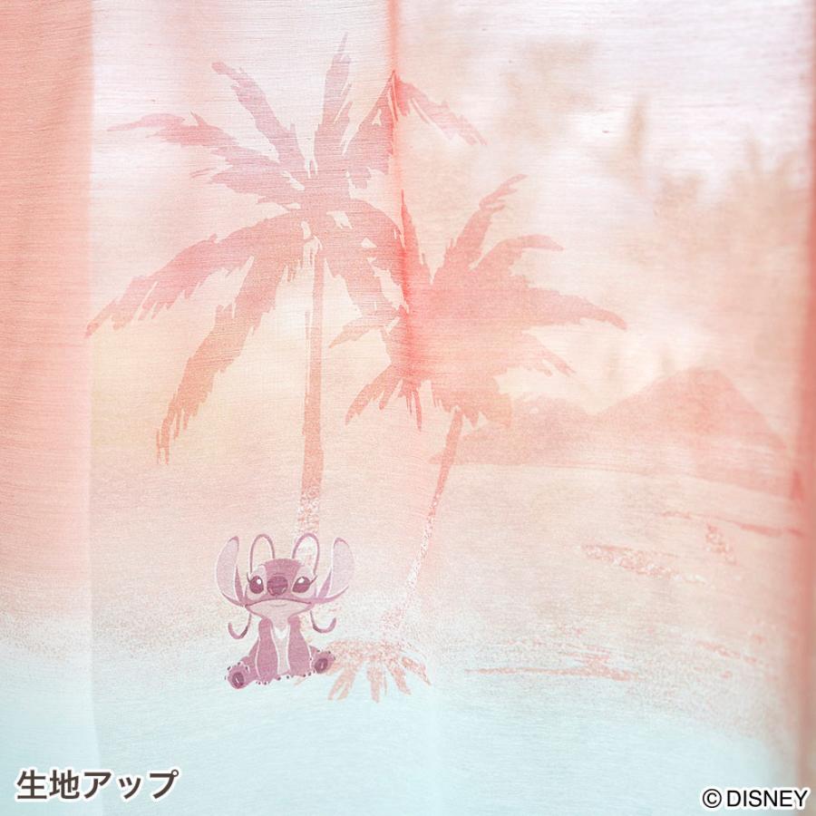 スミノエ 既製カーテン シアー Disney ディズニー 「スティッチ / サン