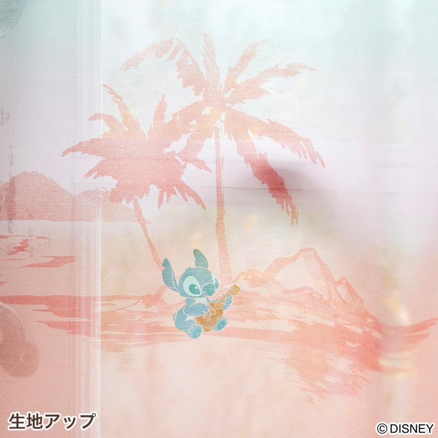 スミノエ 既製カーテン シアー Disney ディズニー 「スティッチ / サン
