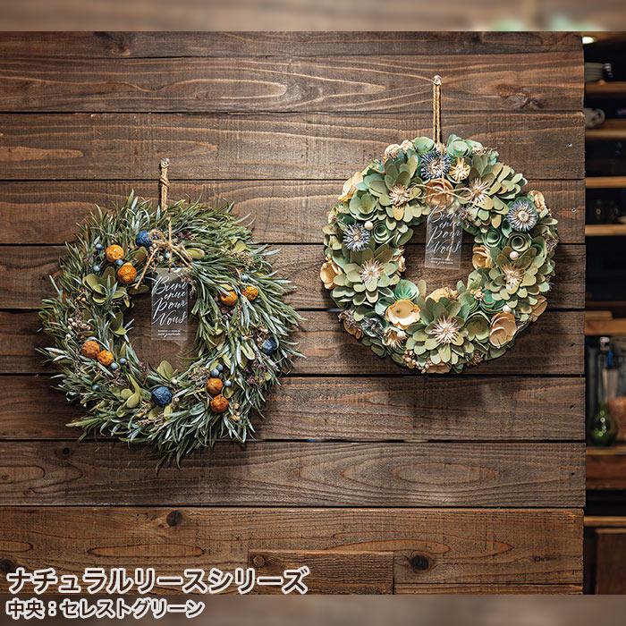 リース フラワーリース 春 ナチュラルリース M ストロベリーミルク