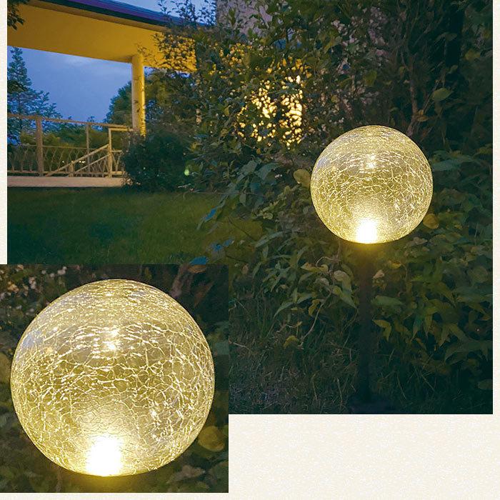 ガーデンライト 屋外 LED クラックボール スティック ソーラーガーデンライト :gg229069:ポッチワン - 通販 - Yahoo!ショッピング