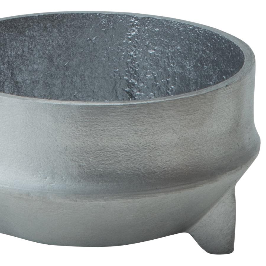 POSH LIVING 植木鉢 おしゃれ 丸型 穴あき アルミ シンプル