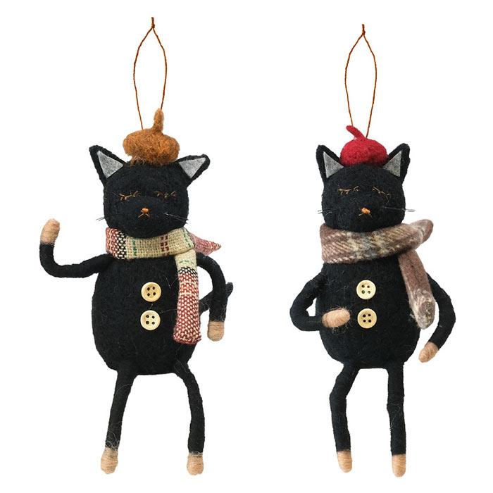 ハロウィン 飾り ネコ ぬいぐるみ 人形 おしゃれ かわいい HW羊毛