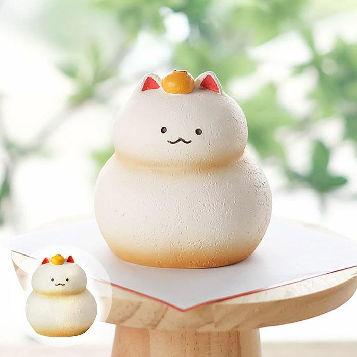 正月 飾りネコ 置物 オブジェ オーナメント 人形 おしゃれ かわいい NY