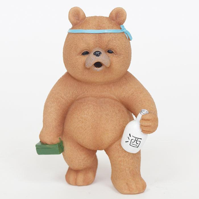 ガーデニング雑貨 オーナメント レジンダッドベアーサケノミ