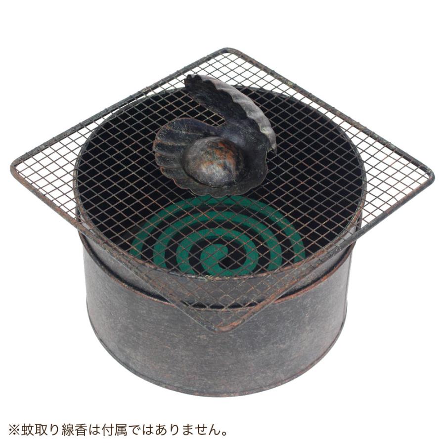 蚊遣り 蚊取り線香ホルダー グリルホタテモスキート
