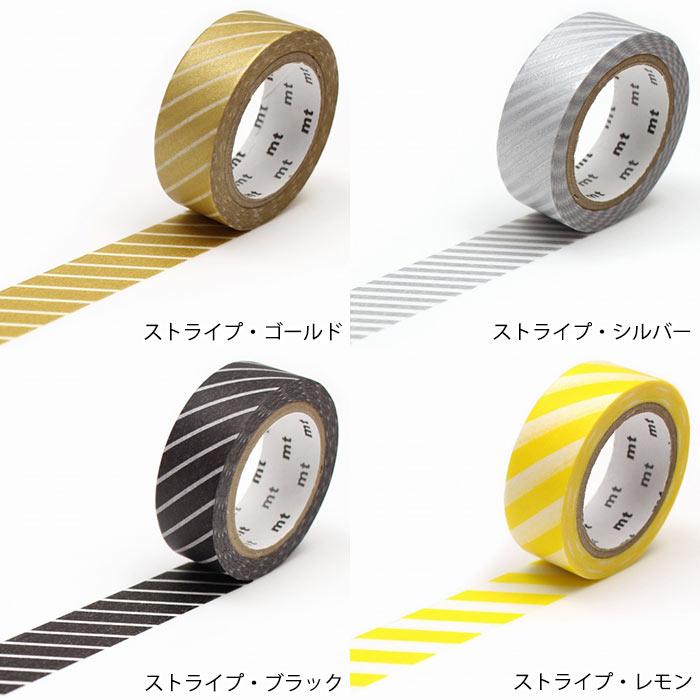 mt（エムティー） マスキングテープ マステ mt 1P DECO ストライプ柄