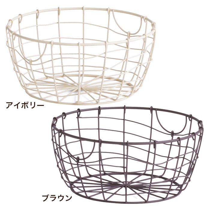 HABITER かご ワイヤーバスケット 丸 収納 おしゃれ スウェル HABITER かご ワイヤーバスケット 丸 収納 おしゃれ スウェル