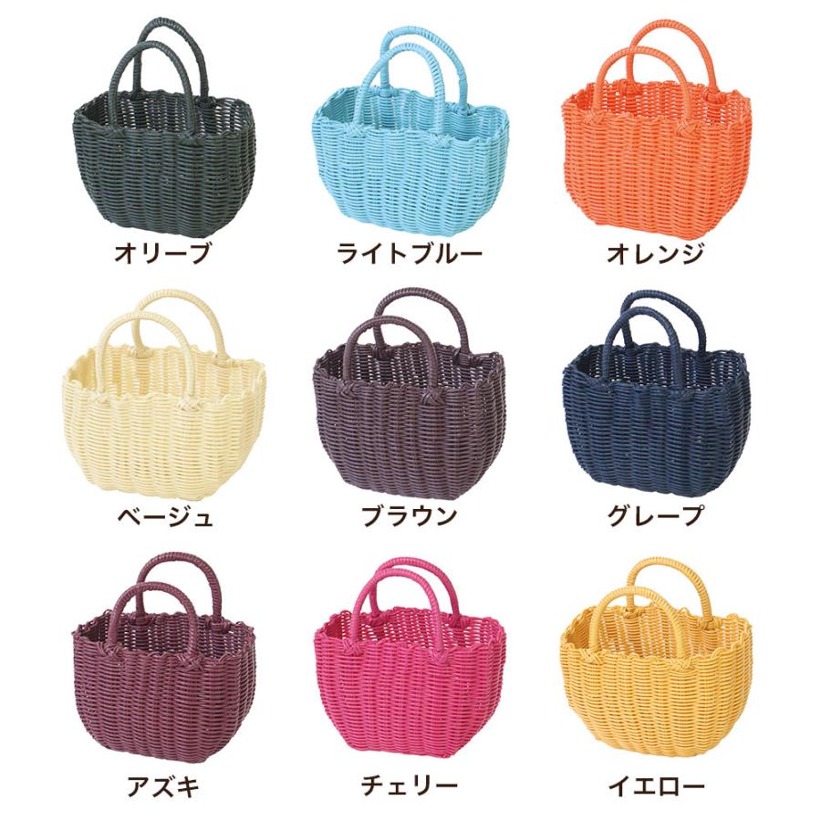 かごバッグ カラフル ビニールバッグ バスケット かわいい かごバッグ カラフル ビニールバッグ バスケット かわいい