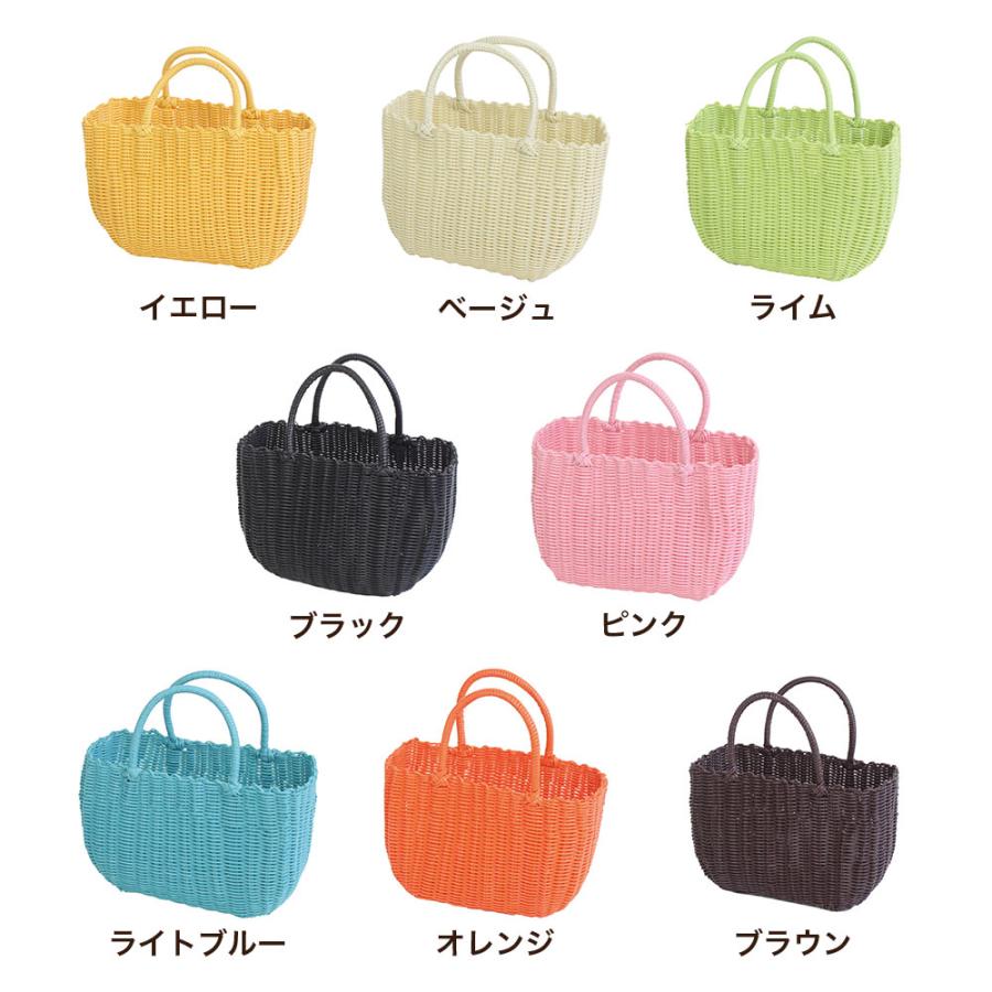かごバッグ カラフル ビニールバッグ バスケット かわいい かごバッグ カラフル ビニールバッグ バスケット かわいい