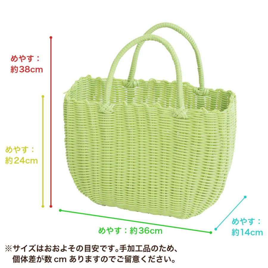 かごバッグ カラフル ビニールバッグ バスケット かわいい かごバッグ カラフル ビニールバッグ バスケット かわいい