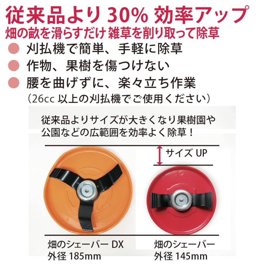 SANYO METAL 刈払機刃 畑除草用具 畑のシェーバーDX 三陽金属