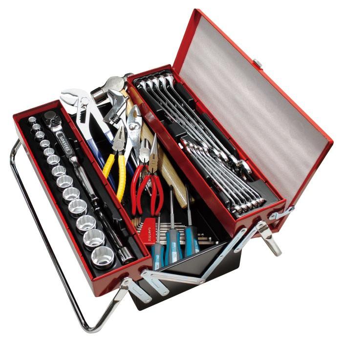 半額！！工具一式 ONE STEP 工具セット 85点 自転車用 家庭用 車 バイク ツールセット