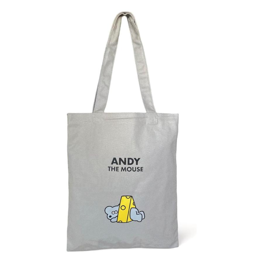 ねずみのANDY A4サイズトート（GY）ADLW-7185 4582652671853
