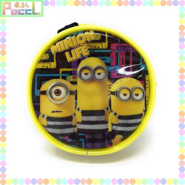 ミニオン 丸型ネックポーチ イエロー3人 キャラクター グッズ メール便ok キャラクター雑貨 Poccl 通販 Yahoo ショッピング