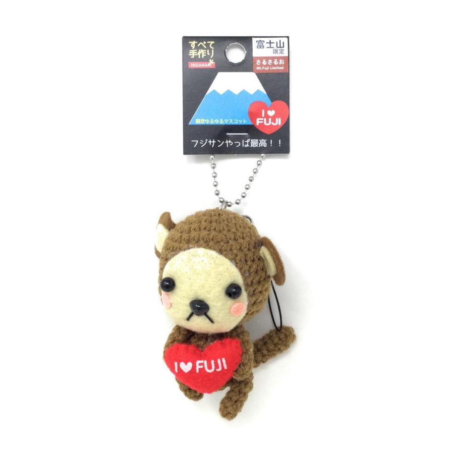 幸せを運ぶアニマルズ ストラップ I Love Fuji さるお 富士山限定 キャラクター グッズ メール便ok キャラクター雑貨 Poccl 通販 Yahoo ショッピング