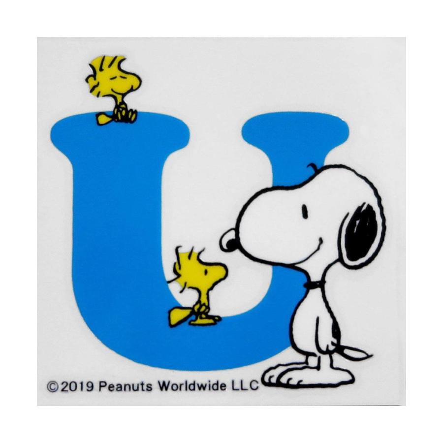 スヌーピー イニシャルステッカー U Snoopy Sn231 キャラクター グッズ メール便ok キャラクター雑貨 Poccl 通販 Yahoo ショッピング